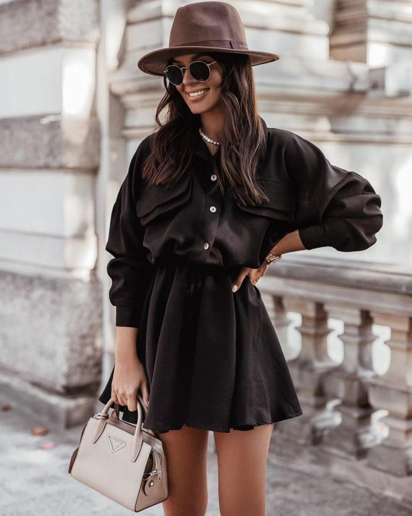 Φόρεμα Rime Μαύρο